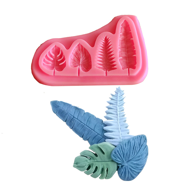 Soap Making Tools - Пальмовые листья и листья черепахи, силиконовые