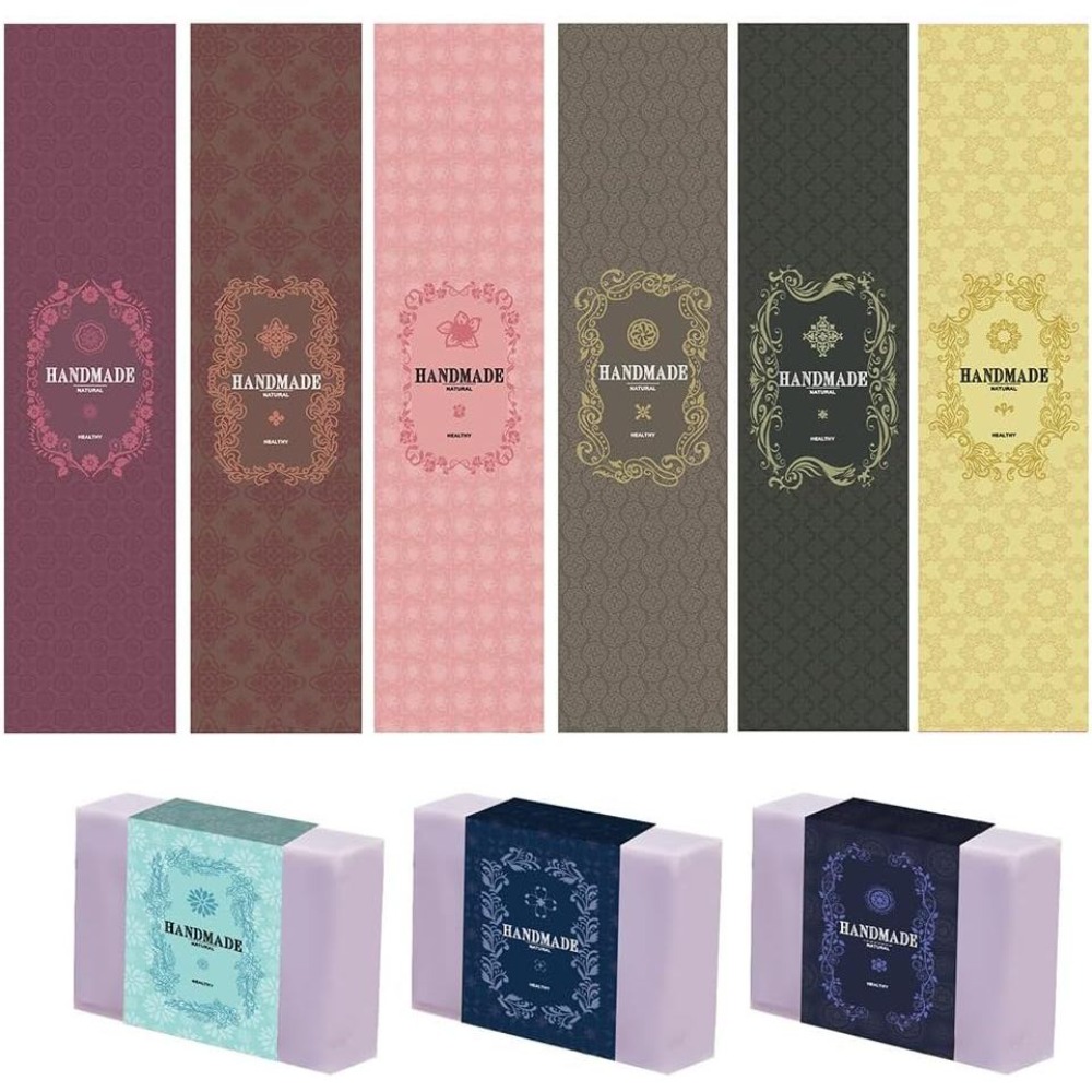 Kraft Soap Label - 90 шт. бумажных оберток для мыла
